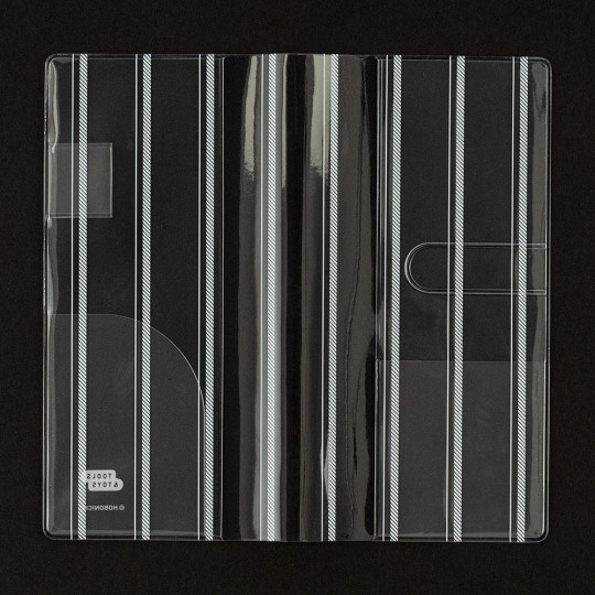 Japan Hobonichi Techo Clear Cover for Weeks - Stripes - 4