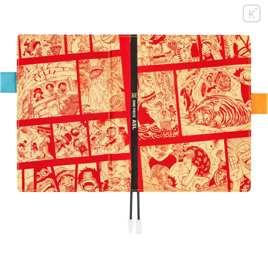 Japan Hobonichi Techo Cover for A5 Cousin - One Piece : Ace, Sabo, Luffy - 4