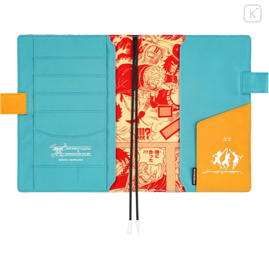 Japan Hobonichi Techo Cover for A5 Cousin - One Piece : Ace, Sabo, Luffy - 5