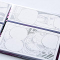 Japan Hobonichi Clear Sticky Note Set - One Piece : Sparkling Silver Old Guys - 2