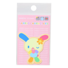 Japan Sanrio Vinyl Sticker - Usahana : Heart