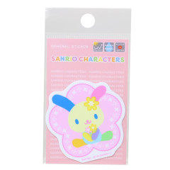 Japan Sanrio Vinyl Sticker - Usahana : Flower