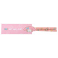 Japan Sanrio Bamboo Chopsticks 21cm with Bag - My Melody - 1