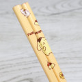 Japan Sanrio Bamboo Chopsticks 21cm with Bag - Pompompurin - 2