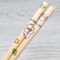 Japan Sanrio Bamboo Chopsticks 21cm with Bag - Corocorokuririn - 2