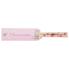 Japan Sanrio Bamboo Chopsticks 21cm with Bag - Marron Cream