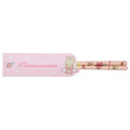 Japan Sanrio Bamboo Chopsticks 21cm with Bag - Marron Cream - 1