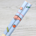 Japan Sanrio Bamboo Chopsticks 21cm with Bag - Kirimichan - 2