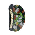 Japan Mofusand Hibiya Kadan Marble Hair Claw Clip - Flora Rabbit Cat Green Black - 6
