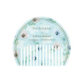 Japan Mofusand Hibiya Kadan Marble Acrylic Comb - Flora Cat Winter Blue - 5