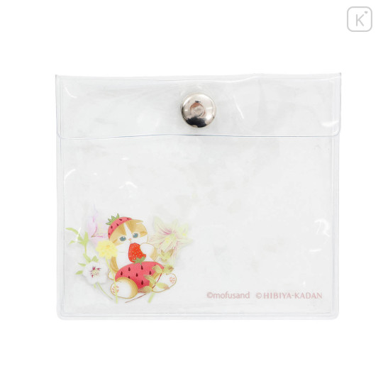 Japan Mofusand Hibiya Kadan Marble Acrylic Comb - Flora Cat Strawberry Pink - 6