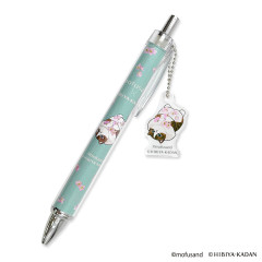 Japan Mofusand Hibiya Kadan Ballpoint Pen - Flora Cat Sakura Cherry Blossom