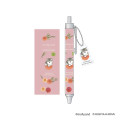 Japan Mofusand Hibiya Kadan Ballpoint Pen - Flora Strawberry Cat Dahlia - 3
