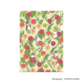 Japan Mofusand Hibiya Kadan A4 Clear File - Flora Strawberry Cat Dahlia - 1