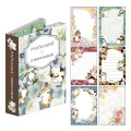 Japan Mofusand Hibiya Kadan Flip Memo Pad - Flora Cat Winter - 1