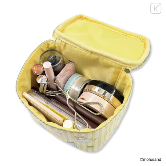 Japan Mofusand Vanity Pouch - Cat Tea Party Yellow - 6
