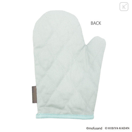 Japan Mofusand Hibiya Kadan Pot Holder - Flora Cat Blue - 4