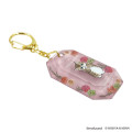 Japan Mofusand Hibiya Kadan 3D Keychain - Flora Cat Dahlia Pink - 4