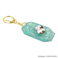 Japan Mofusand Hibiya Kadan 3D Keychain - Flora Cat Sakura Cherry Blossom - 4