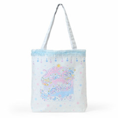 Japan Sanrio Original Tote Bag - Sparkling Winter Design Characters
