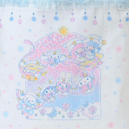 Japan Sanrio Original Tote Bag - Sparkling Winter Design Characters - 4