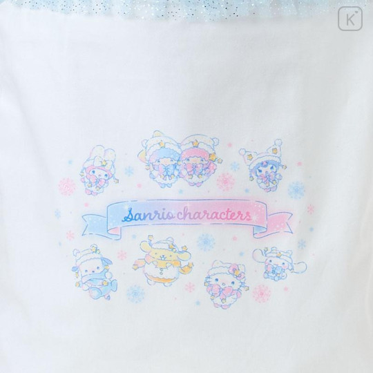 Japan Sanrio Original Tote Bag - Sparkling Winter Design Characters - 5