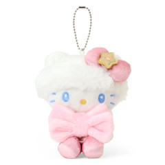 Japan Sanrio Original Mascot Holder - Hello Kitty : Sparkling Winter Design