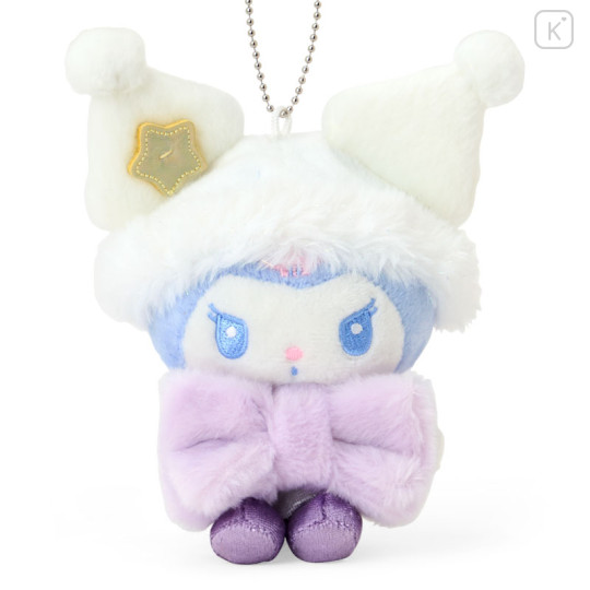 Japan Sanrio Original Mascot Holder - Kuromi : Sparkling Winter Design - 2