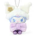Japan Sanrio Original Mascot Holder - Kuromi : Sparkling Winter Design - 2