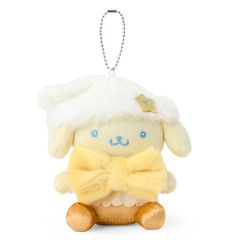 Japan Sanrio Original Mascot Holder - Pompompurin : Sparkling Winter Design
