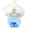 Japan Sanrio Original Mascot Holder - Little Twin Stars : Sparkling Winter Design Kiki - 2