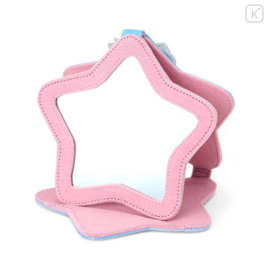 Japan Sanrio Original Folding Mirror Stand - Sparkling Winter Design Characters Star-Shaped - 3