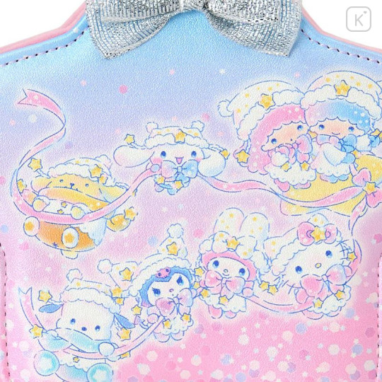 Japan Sanrio Original Folding Mirror Stand - Sparkling Winter Design Characters Star-Shaped - 4