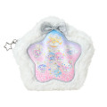 Japan Sanrio Original Pouch - Sparkling Winter Design Fluffy Star-Shaped - 1