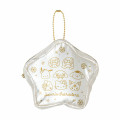 Japan Sanrio Original Eco Shopping Bag With Pouch - Sparkling Winter Design Characters Pearlescent - 2
