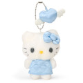 Japan Sanrio Original Mascot Holder - Hello Kitty : Miniature Quilt Blue - 1
