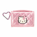 Japan Sanrio Original Coin Purse - Hello Kitty : Miniature Quilt Wallet-Shaped Pink - 1