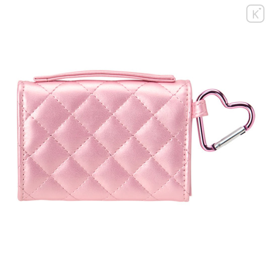 Japan Sanrio Original Coin Purse - Hello Kitty : Miniature Quilt Wallet-Shaped Pink - 2