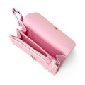 Japan Sanrio Original Coin Purse - Hello Kitty : Miniature Quilt Wallet-Shaped Pink - 3