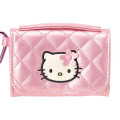 Japan Sanrio Original Coin Purse - Hello Kitty : Miniature Quilt Wallet-Shaped Pink - 4