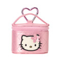 Japan Sanrio Original Mini Accessory Case - Hello Kitty : Miniature Quilt Vanity-Shaped Pink - 1