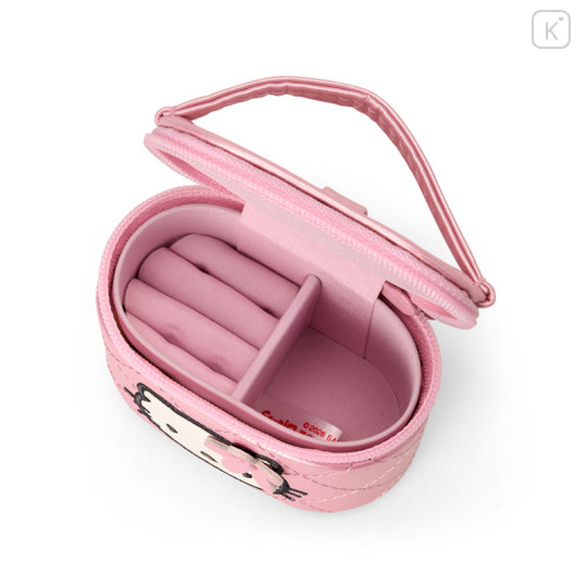 Japan Sanrio Original Mini Accessory Case - Hello Kitty : Miniature Quilt Vanity-Shaped Pink - 3