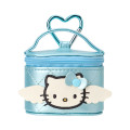 Japan Sanrio Original Mini Accessory Case - Hello Kitty : Miniature Quilt Vanity-Shaped Blue - 1