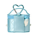 Japan Sanrio Original Mini Accessory Case - Hello Kitty : Miniature Quilt Vanity-Shaped Blue - 2