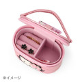 Japan Sanrio Original Mini Accessory Case - Hello Kitty : Miniature Quilt Vanity-Shaped Black - 5