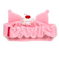 Japan Sanrio Hair Band with Ears - Kuromi : Whipped Cherry Pink - 2