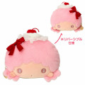 Japan Sanrio Face-shaped Pouch - Little Twin Stars : Whipped Cherry - 1