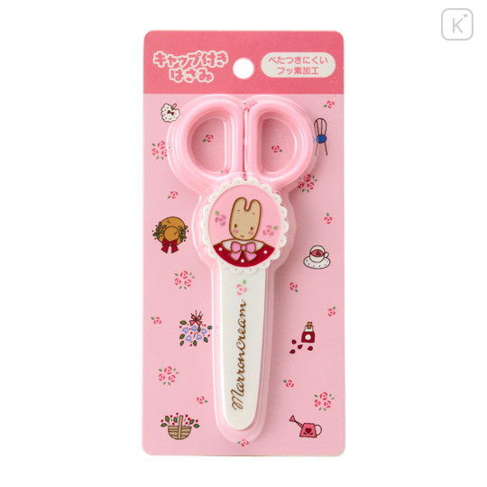 Japan Sanrio Original Scissors with Cap - Marron Cream : Sanrio Everyday Goods - 2