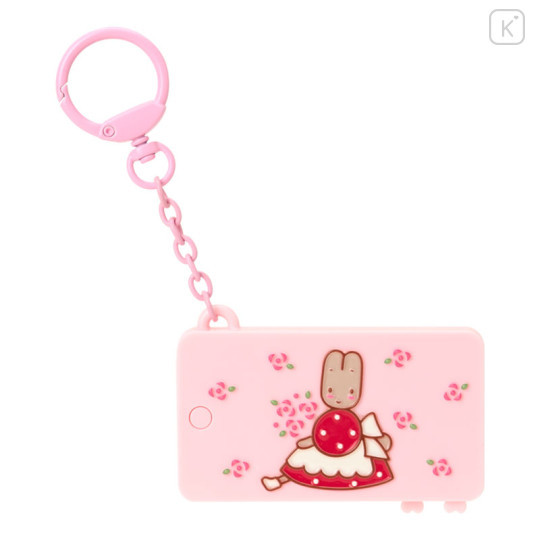 Japan Sanrio Mini Mirror & Comb Keychain - Marron Cream : Sanrio Everyday Goods - 1