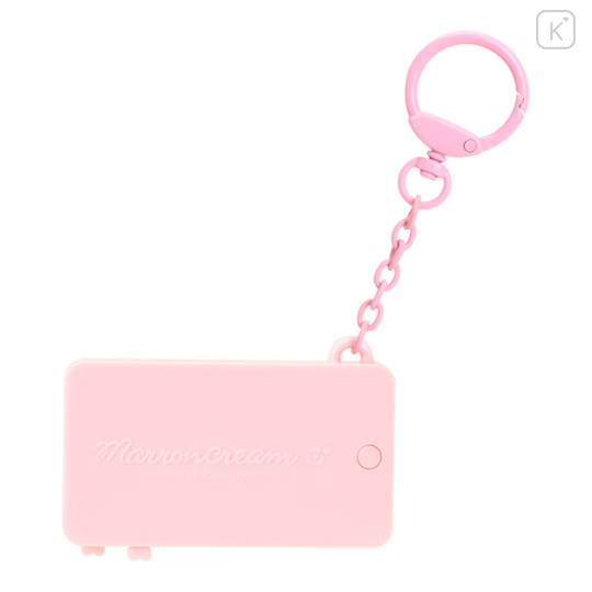 Japan Sanrio Mini Mirror & Comb Keychain - Marron Cream : Sanrio Everyday Goods - 2